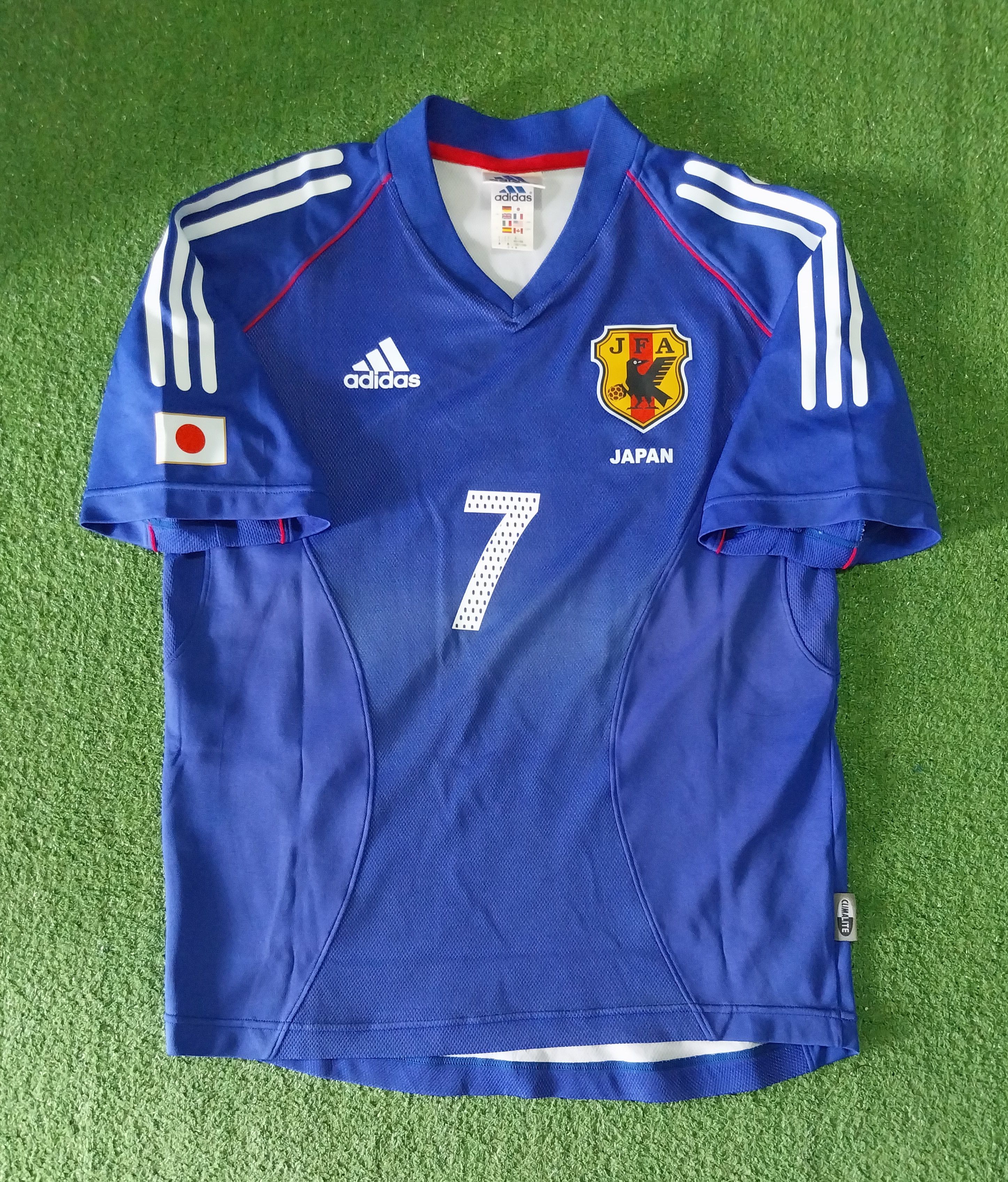 Adidas × Vintage Japan world cup 2002 nakata jersey football