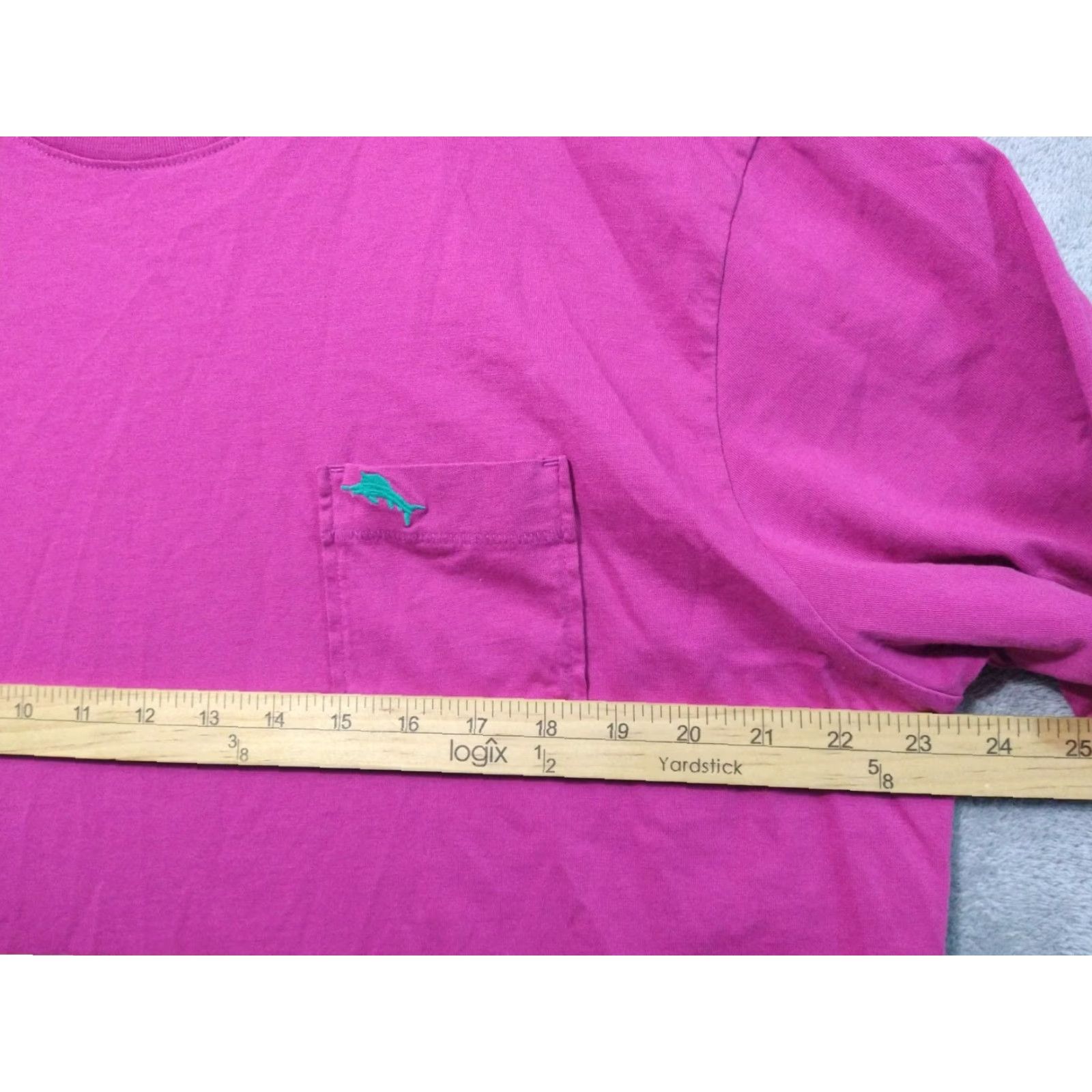 Tommy Bahama Tommy Bahama Shirt Mens Large Pink Short Sleeve Pima Cotton Pocket Crew Neck 90s Size US L / EU 52-54 / 3 - 4 Thumbnail
