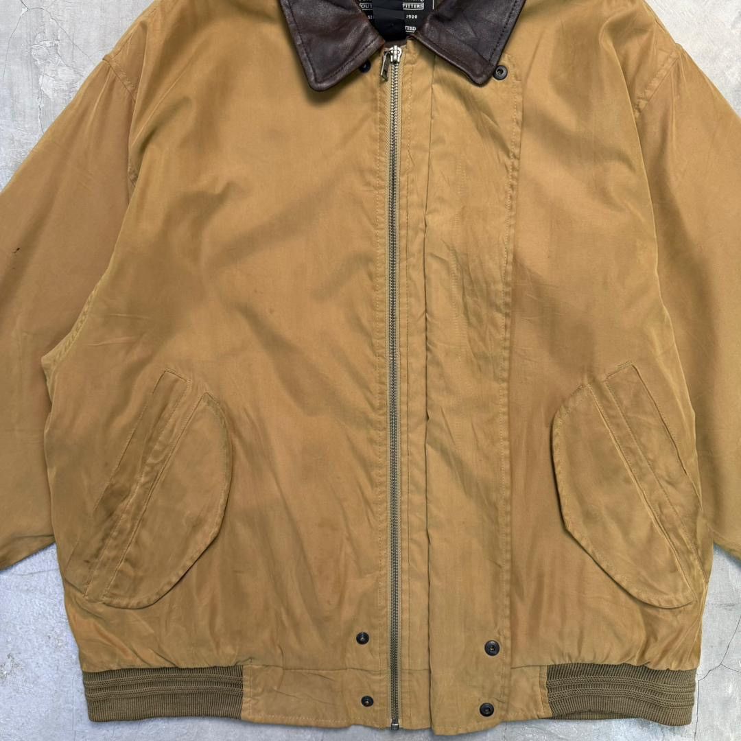 Eddie Bauer Vintage Eddie Bauer Brown Leather Collar Bomber Jacket Size US M / EU 48-50 / 2 - 5 Thumbnail