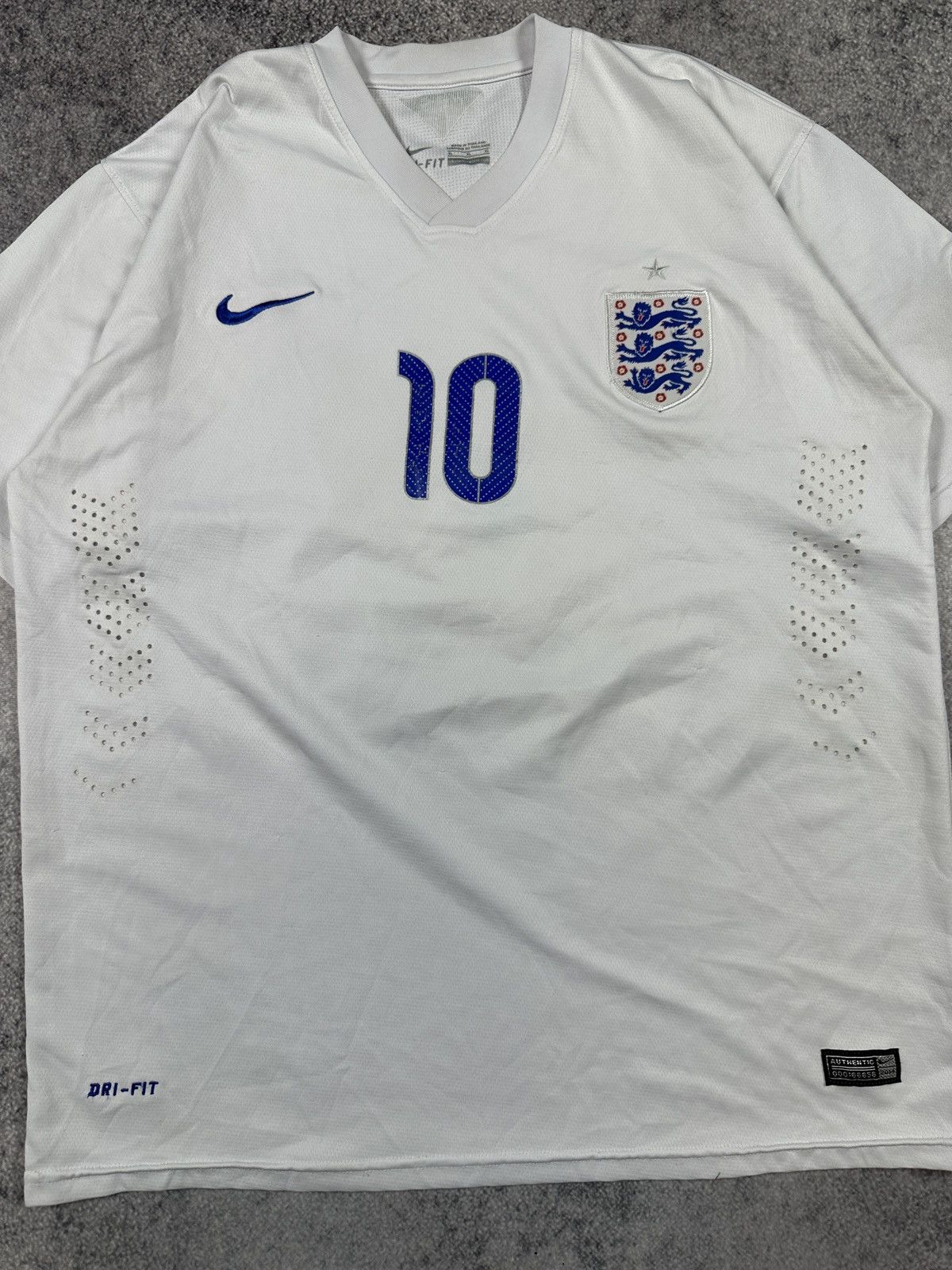 Nike Vintage Nike England Rooney 10 Soccer Jersey Blokecore XL Size US XL / EU 56 / 4 - 3 Thumbnail
