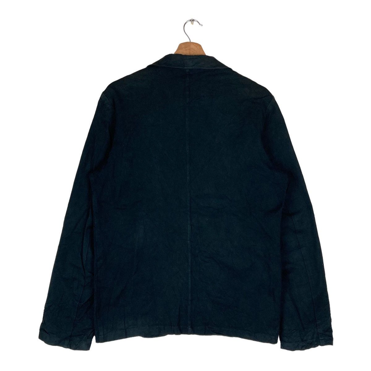 agnes b. Vintage Agnes B Homme Paris Flat Button Coat Blazer Jacket Size XXS / US 00 / IT 34 - 4 Thumbnail