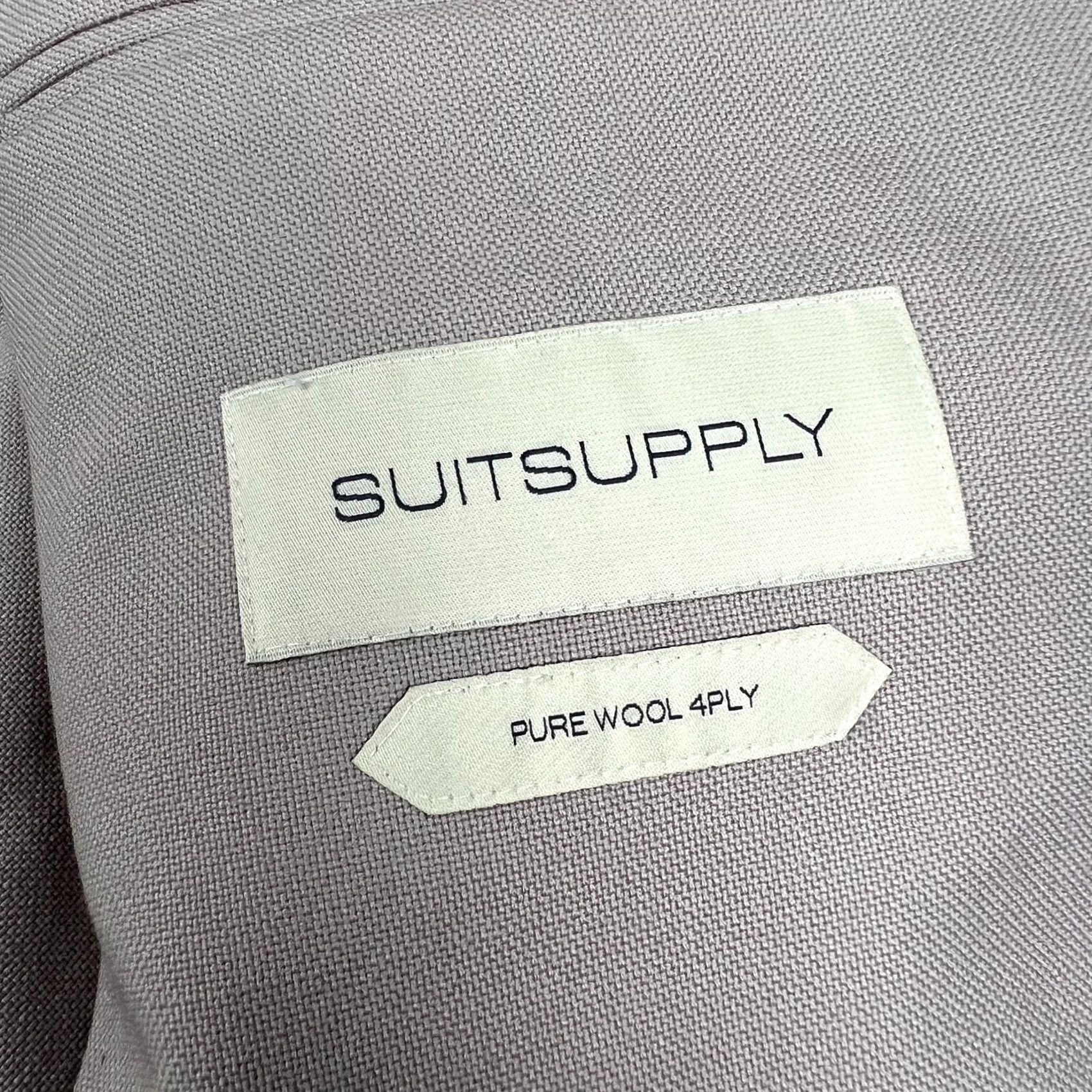 Suitsupply Suitsupply Roma Jetted Wool Sport Coat Blazer 34R Mens Beige Jacket READ Blazer-3-Button Double-Vented Sport Coat Beige Mens 34 Regular solid Size 34R - 5 Thumbnail