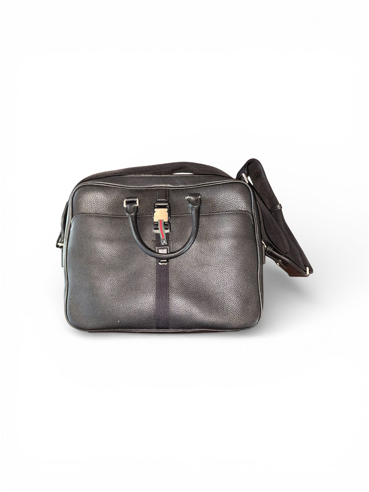 Gucci Gucci Medium Leather Computer/ Briefcase Bag Size ONE SIZE - 1 Thumbnail