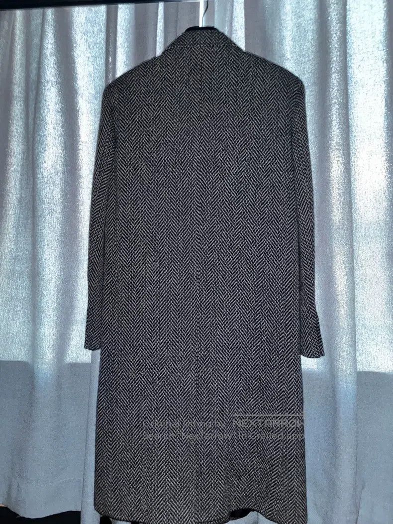Saint Laurent Paris Saint Laurent Paris Herringbone Tweed Coat Size M / US 6-8 / IT 42-44 - 2 Thumbnail