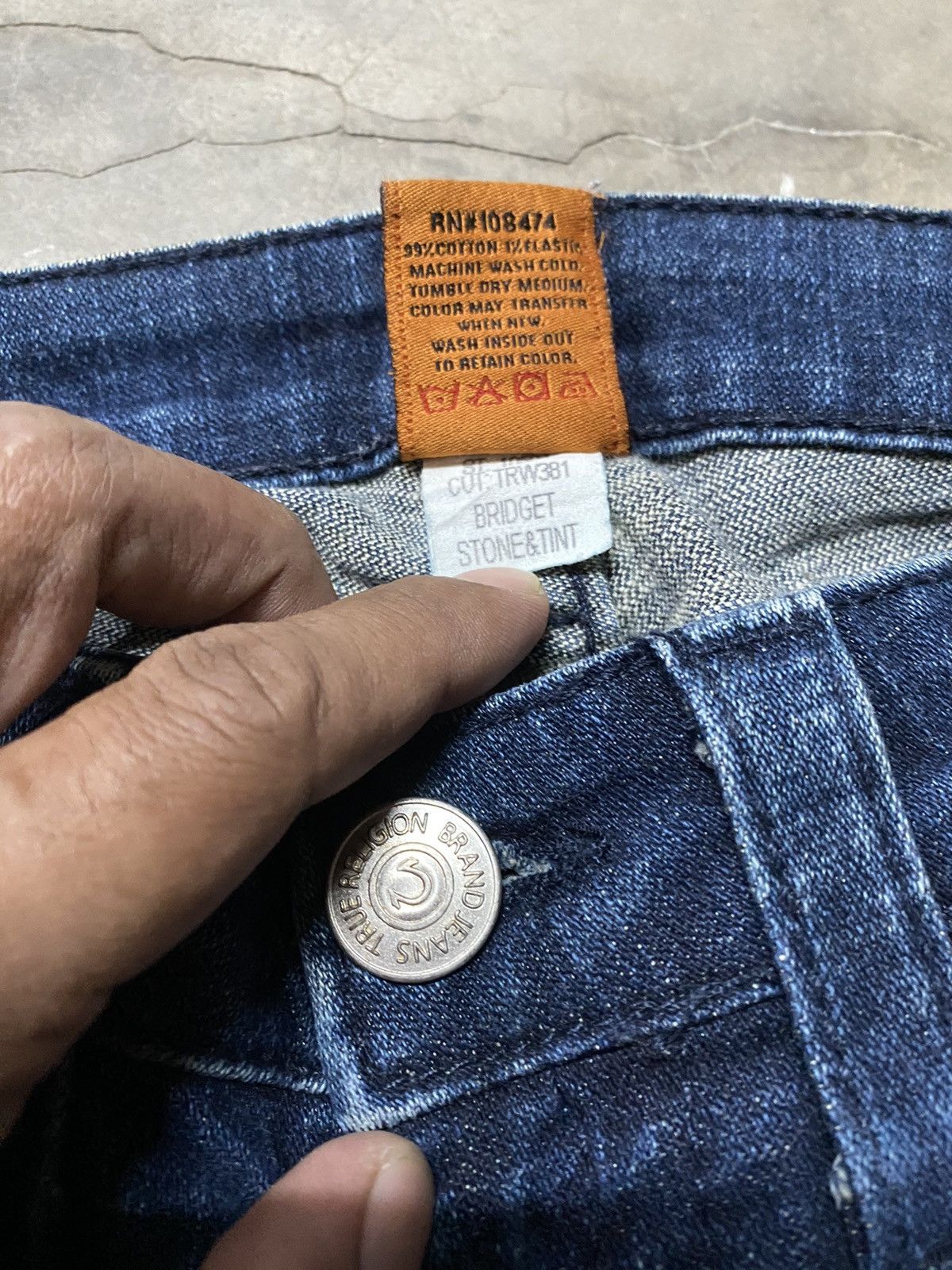 True Religion Flare Jeans True Religion Distressed Size 27" / US 4 / IT 40 - 8 Thumbnail