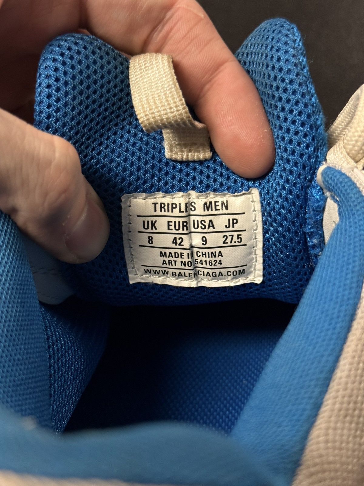 Balenciaga Balenciaga Triple S Sneakers Size 42EU/9US Clean Condition 🧼 Size US 9 / EU 42 - 14 Thumbnail