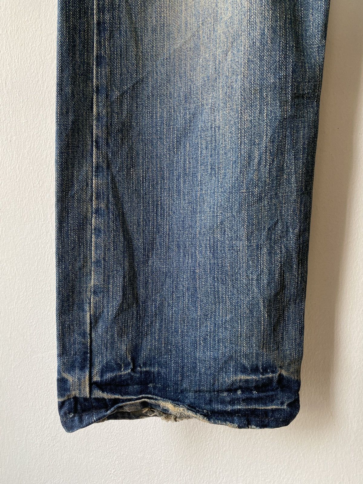 Japanese Brand Japanese Brand Global Work Distressed Denim Size US 32 / EU 48 - 4 Thumbnail