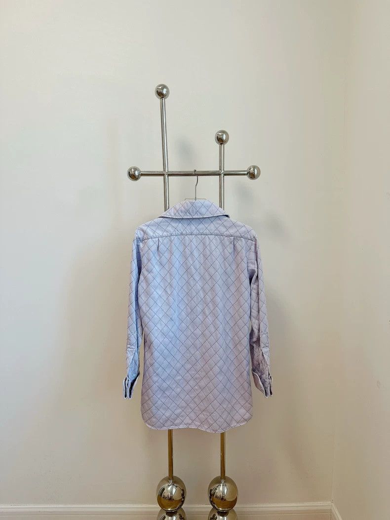 Chanel Chanel Taro purple denim shirt Size XS / US 0-2 / IT 36-38 - 2 Thumbnail