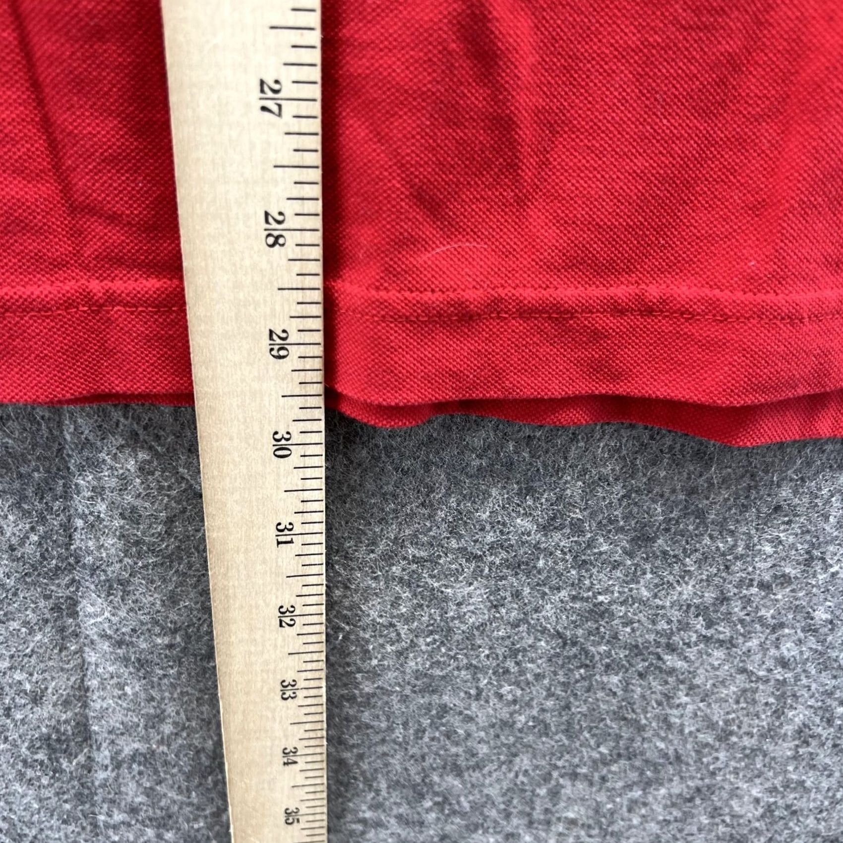 Tommy Hilfiger Tommy Hilfiger Polo Shirt Men XL Red Regular Fit Short Sleeve Button Collar 100% Cotton Logo Solid Vintage: No Size US XL / EU 56 / 4 - 6 Thumbnail