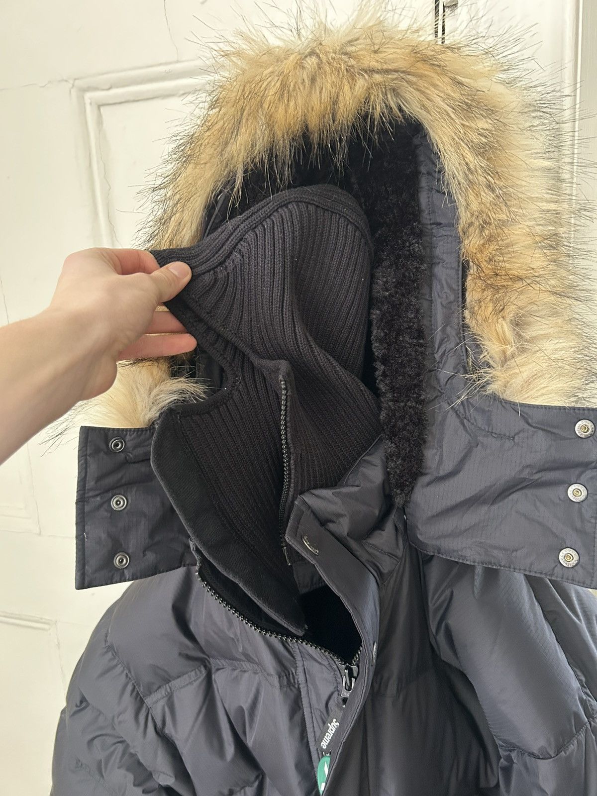 Supreme Supreme Facemask 700-Fill Down Puffer Jacket Size US L / EU 52-54 / 3 - 2 Thumbnail