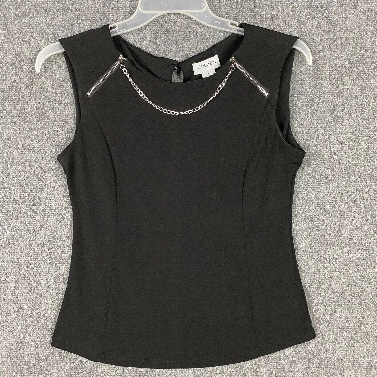 Other Carmen Top Small Sleeveless Women's Polyester Pullover S Size S / US 4 / IT 40 - 1 Thumbnail