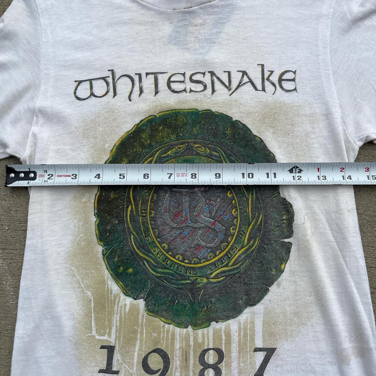 Vintage Vintage 1987 whitesnake tour tee Size US S / EU 44-46 / 1 - 4 Thumbnail