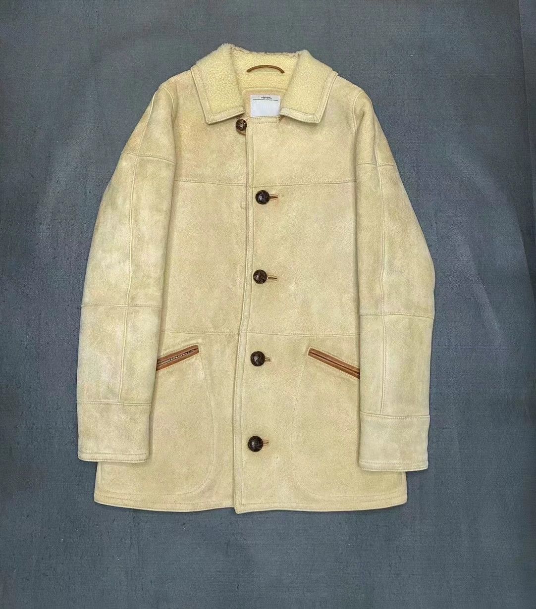 Visvim visvim 15W PATTON COAT leather jacket 1/1 signed Italy 9/10 Size US S / EU 44-46 / 1 - 1 Thumbnail