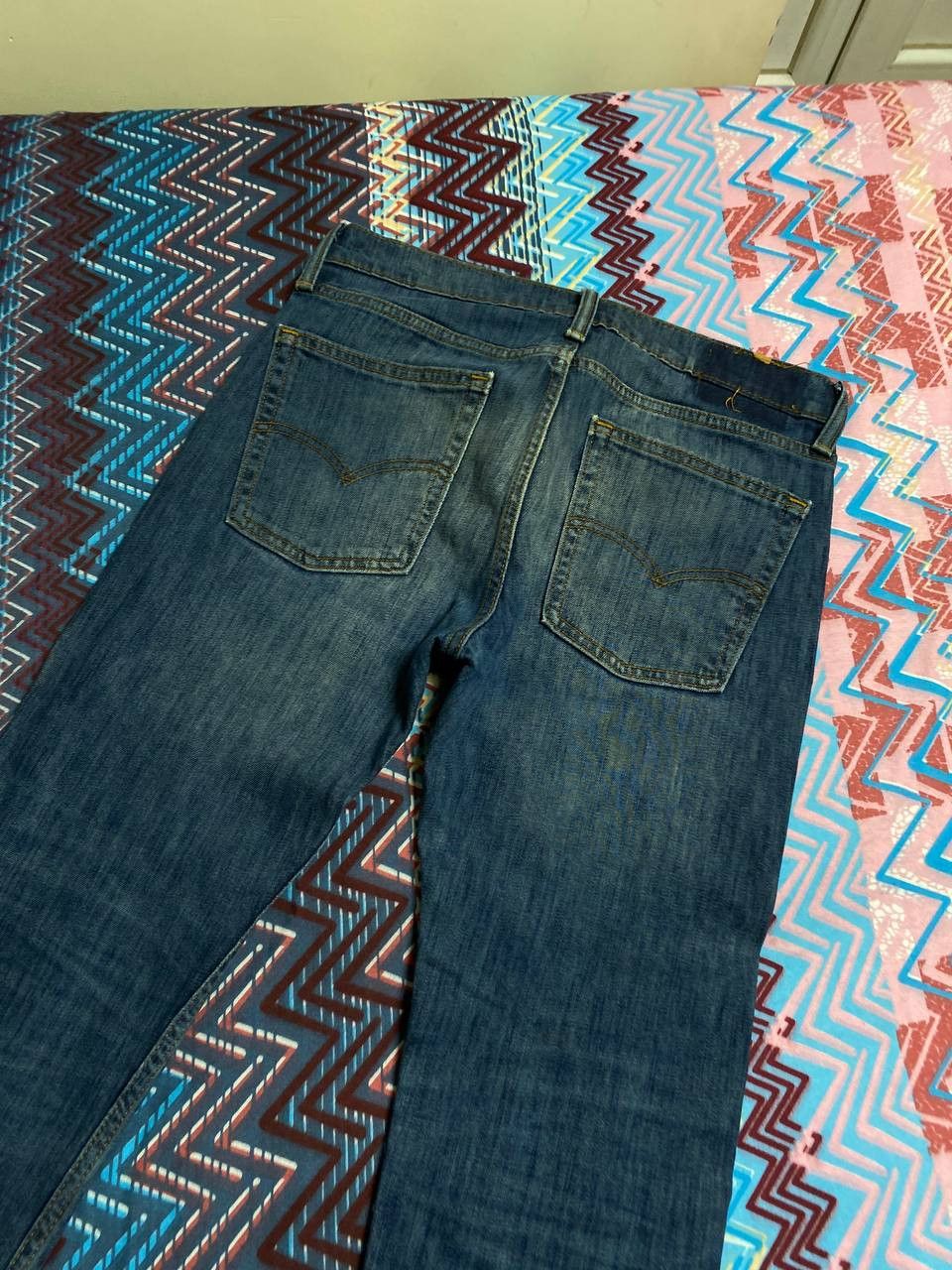 Levi's × Vintage Vintage Jeans Faded Distressed Japanese Y2K Straight Size US 31 - 19 Thumbnail