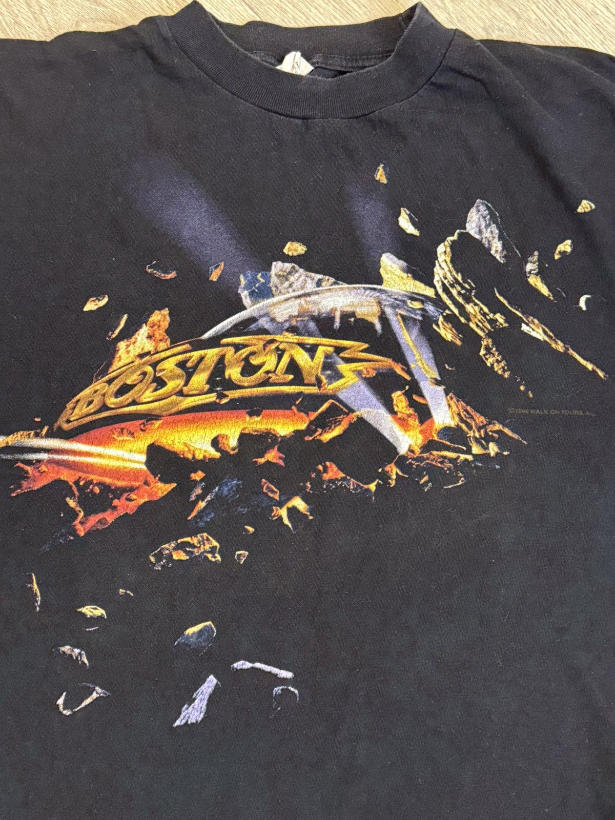 Vintage 🔷Vintage Boston “Livin For You” Tour 1995 T-shirt🔷 Size US L / EU 52-54 / 3 - 3 Thumbnail