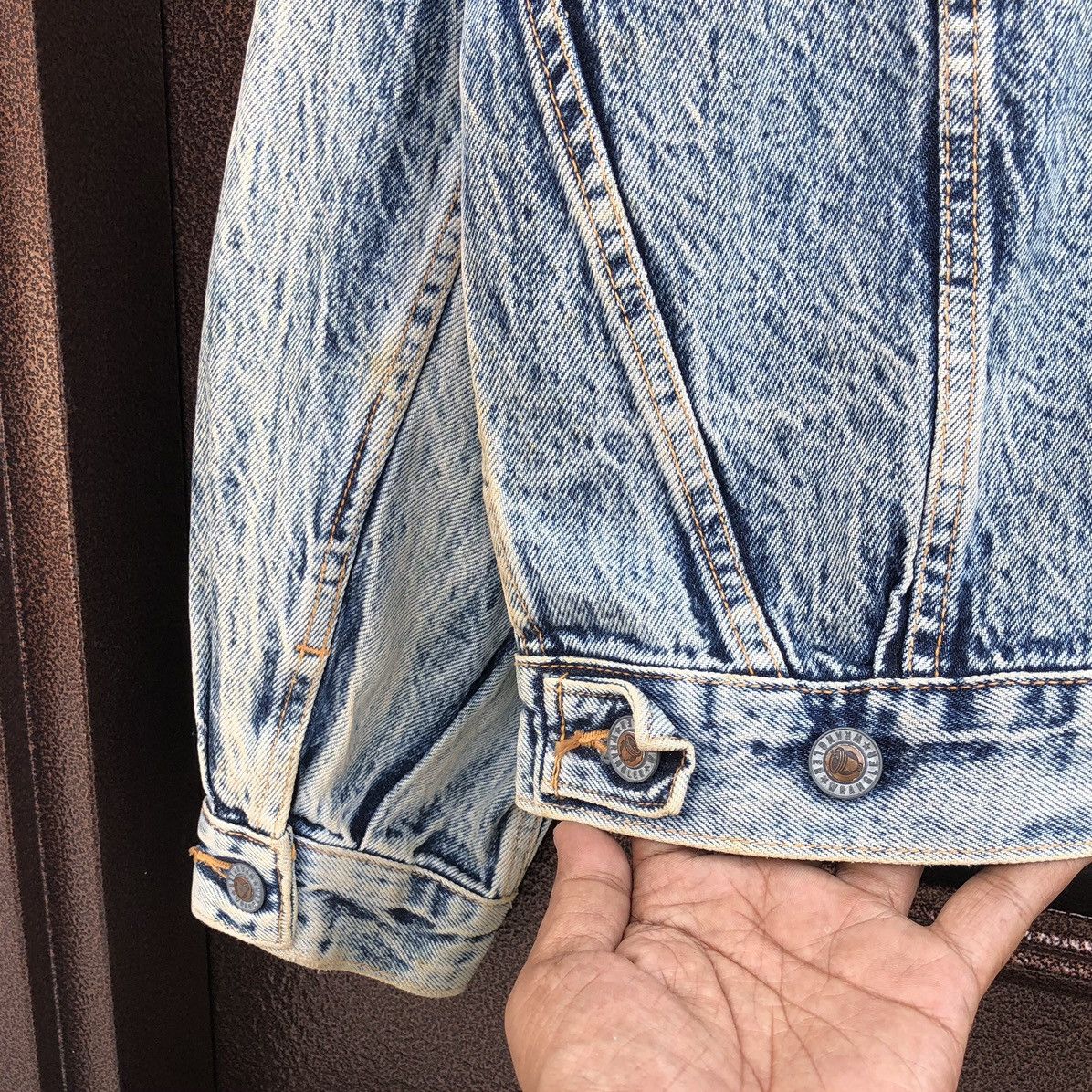 Wrangler VTG 80s Wrangler Blue Bell’s Acid Wash Denim Trucker Jacket Size US M / EU 48-50 / 2 - 13 Thumbnail