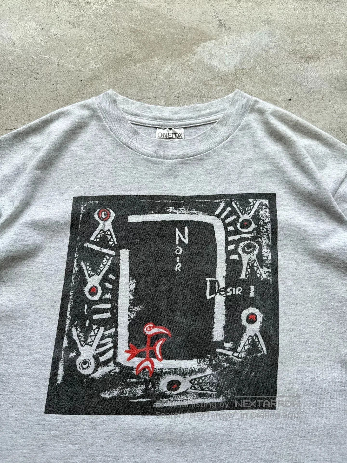 Vintage Vintage 90s NoirDésir Tostaky Band Tee. Size US L / EU 52-54 / 3 - 3 Thumbnail
