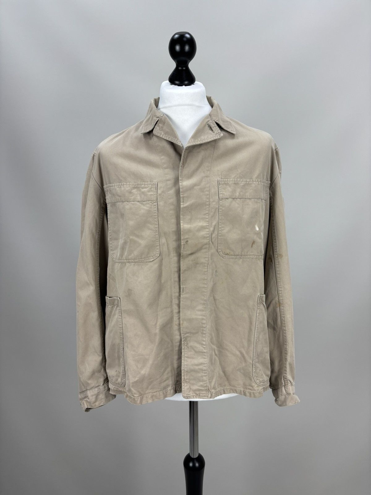 Le Laboureur Mens workwear jacket Y2k Sanfor Size 52 Color Brown Size US L / EU 52-54 / 3 - 1 Thumbnail