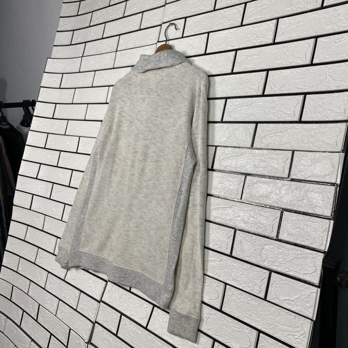 Japanese Brand 📌Vintage Shawl Collar Sweatshirt Global Work Issey Miyake Size US M / EU 48-50 / 2 - 12 Thumbnail