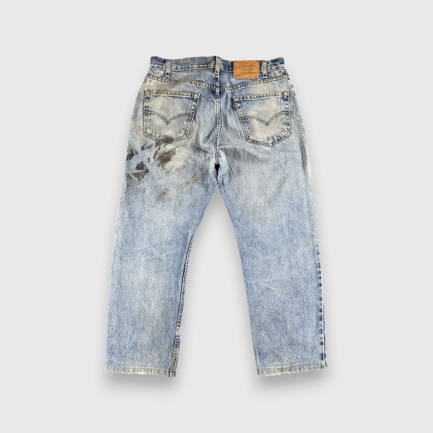 Levi's Vintage 90s Rusty Light Wash Levis 505 Jeans-J1195 Size US 34 / EU 50 - 2 Thumbnail