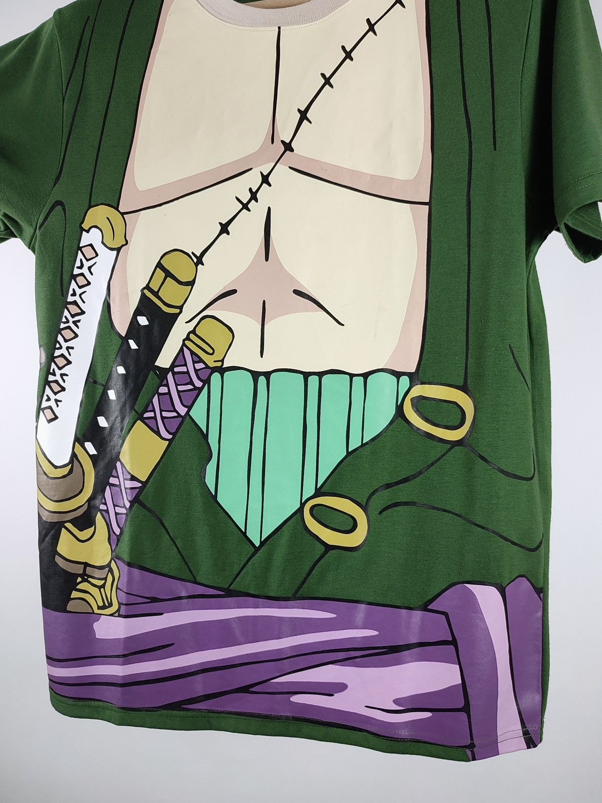 Anime Y2K One Piece Roronoa Zoro Print Anime T-Shirt Size US M / EU 48-50 / 2 - 3 Thumbnail