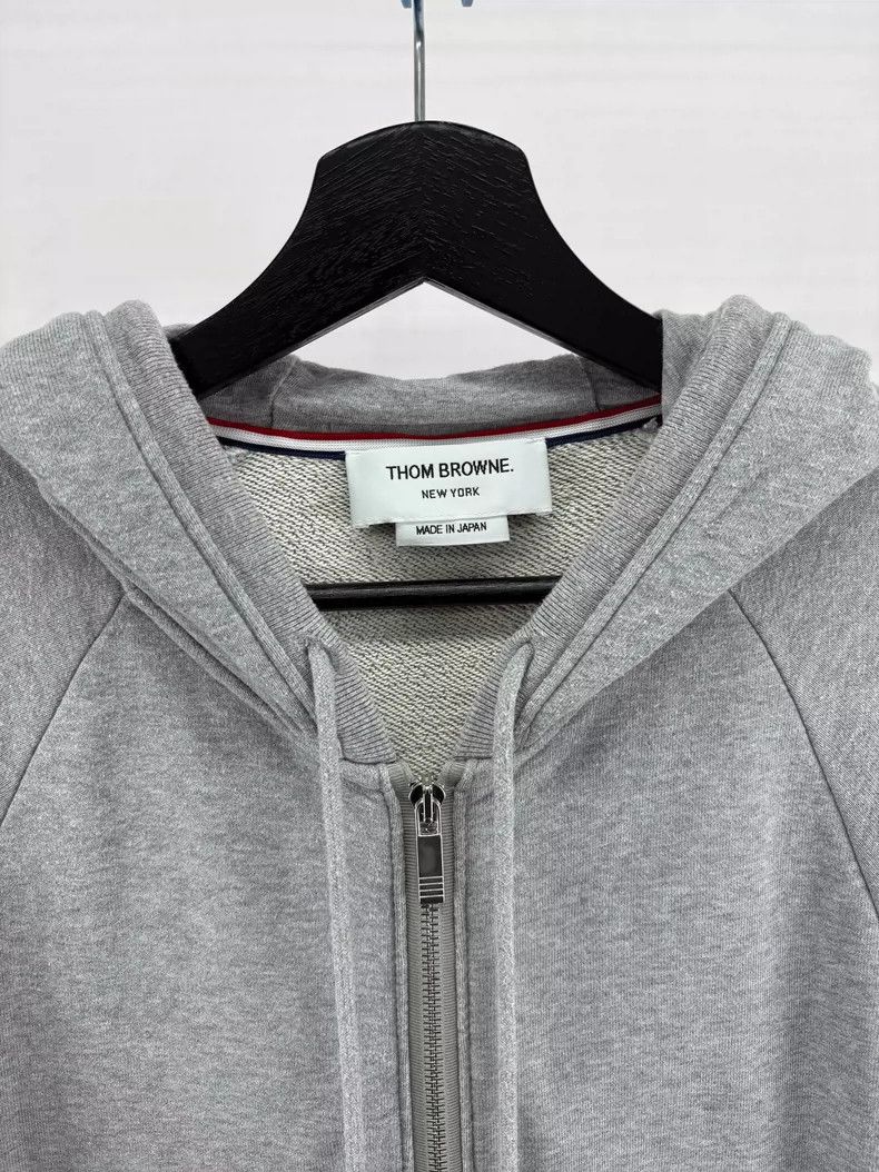 Thom Browne Thom Browne Gray zip hoodie Size US XXL / EU 58 / 5 - 3 Thumbnail