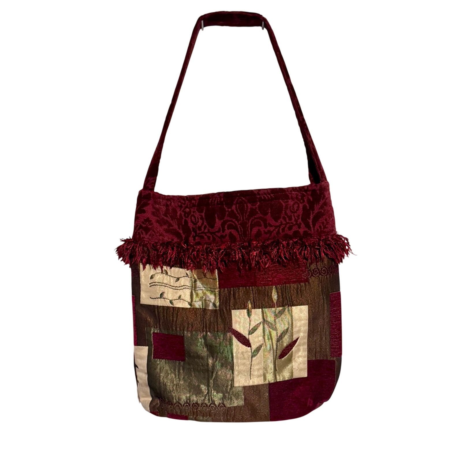 Handmade Handmade Patchwork Tapestry Shoulder Bag Size ONE SIZE - 1 Thumbnail