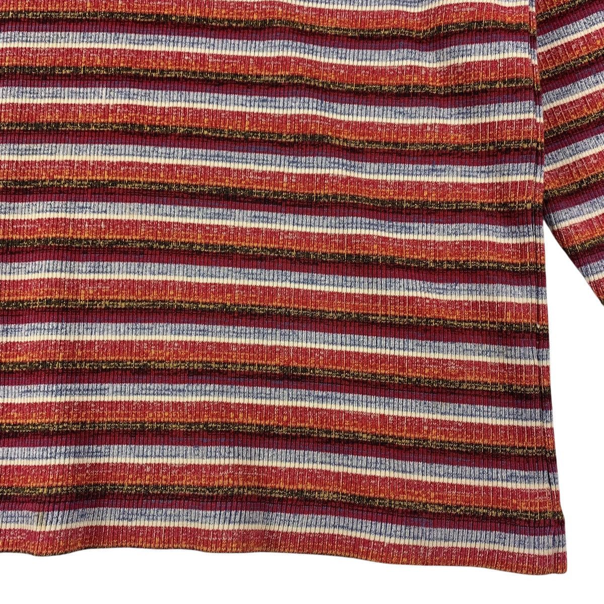 Japanese Brand × Kenzo Vintage KENZO homme u collar stripe long sleeve tee Size US L / EU 52-54 / 3 - 8 Thumbnail
