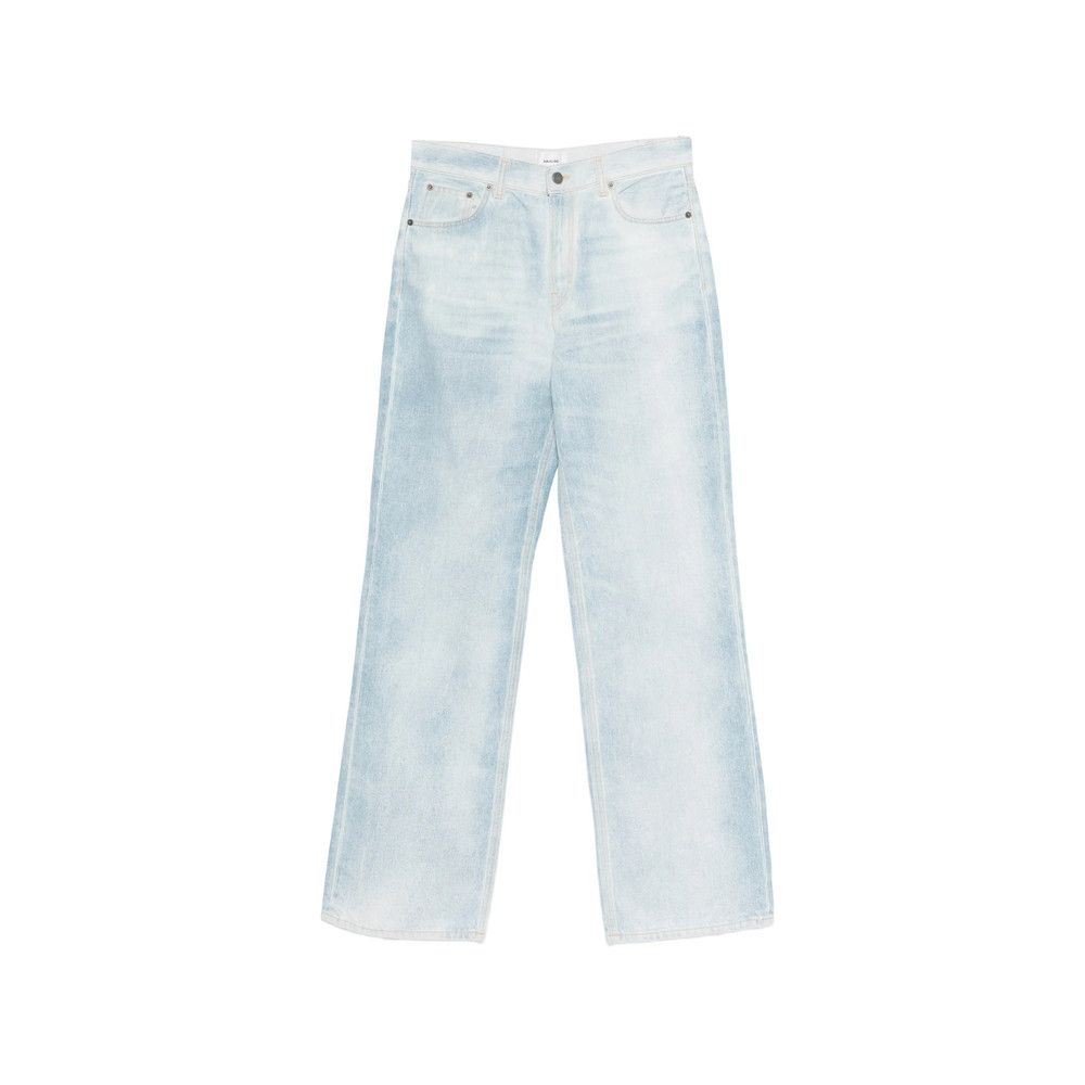 Haikure Haikure BLUE Denim - Straight-Leg Jeans Size 26" / US 2 / IT 38 - 1 Thumbnail