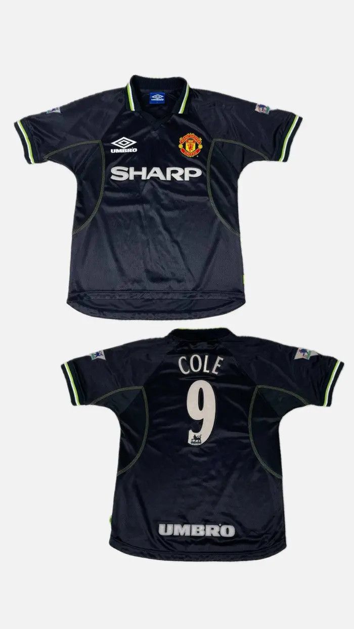 Umbro Vintage Manchester United 1998 1999 Cole #9 Third Shirt Size US S / EU 44-46 / 1 - 1 Thumbnail
