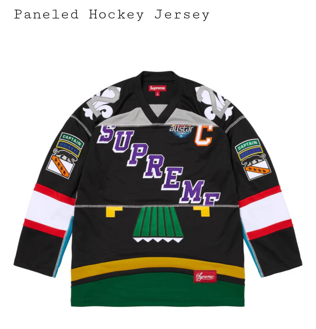 Supreme Supreme Paneled Hockey Jersey Size US XL / EU 56 / 4 - 1 Thumbnail