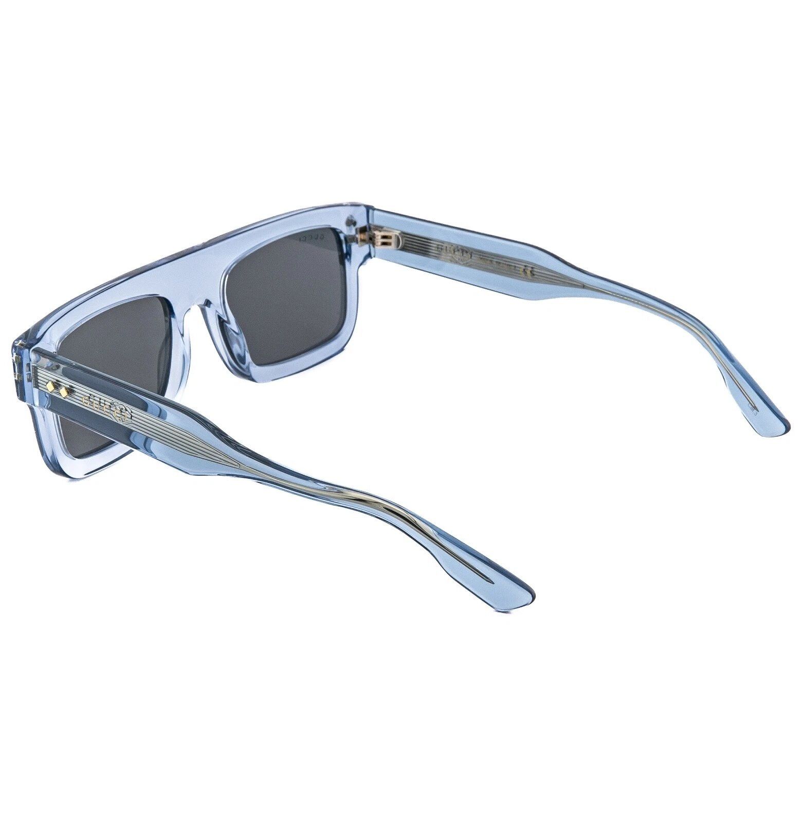 Gucci GUCCI Gg1085S 1085 Crystal Blue Diamond Unisex Chunky 004 Size ONE SIZE - 2 Thumbnail