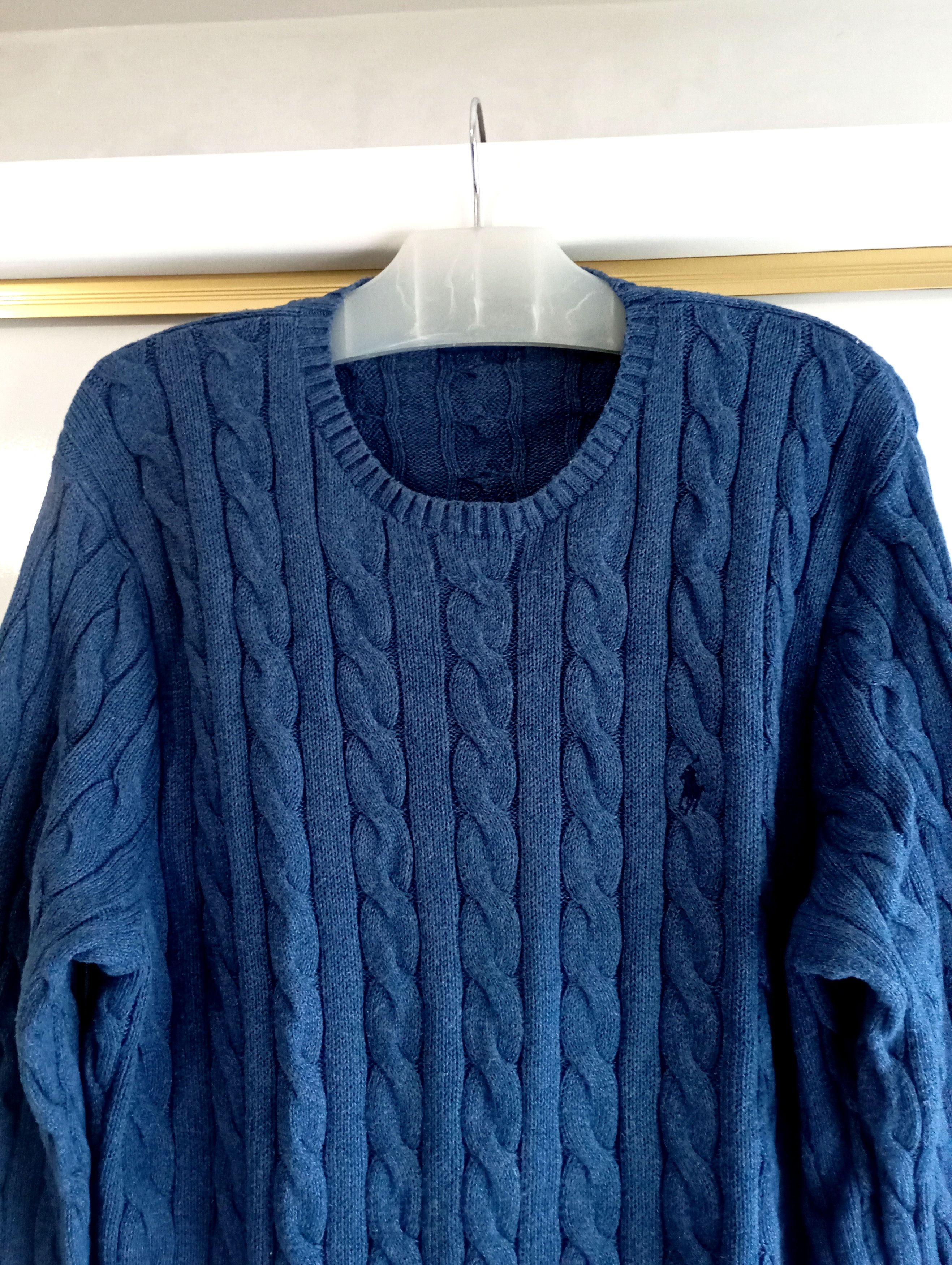 Polo Ralph Lauren Polo Ralph Lauren Cable Knit Sweater Oldmoney size XL Size US XL / EU 56 / 4 - 2 Thumbnail