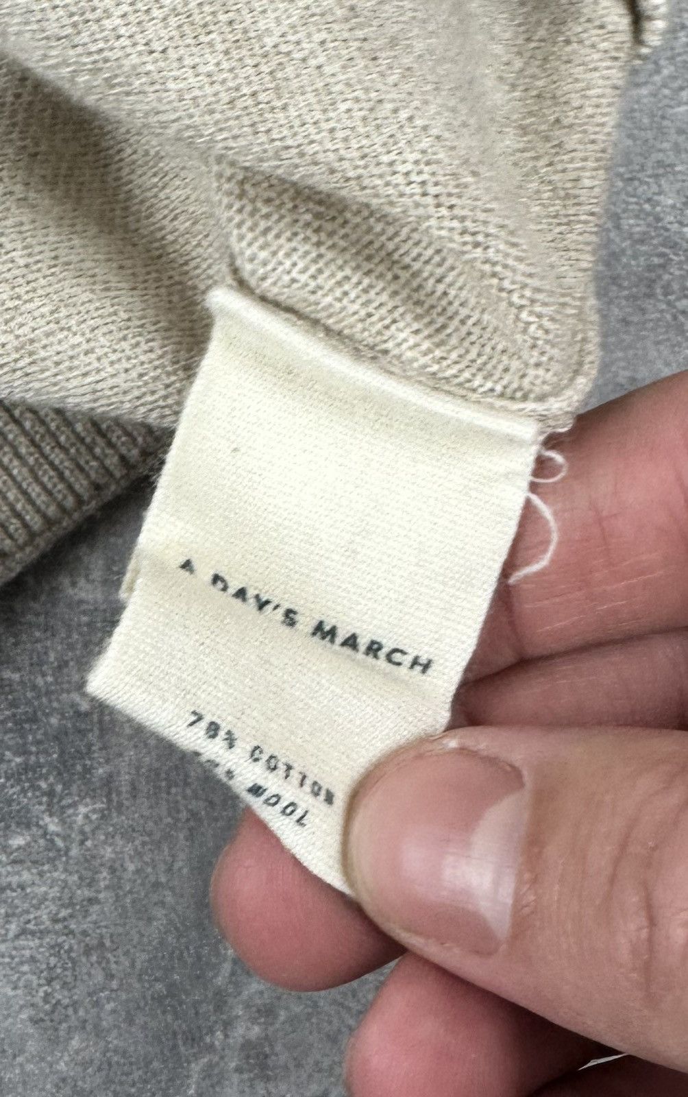 A Day's March A Days March Luxury Cotton/Wool Tricot Polo Size US S / EU 44-46 / 1 - 8 Thumbnail