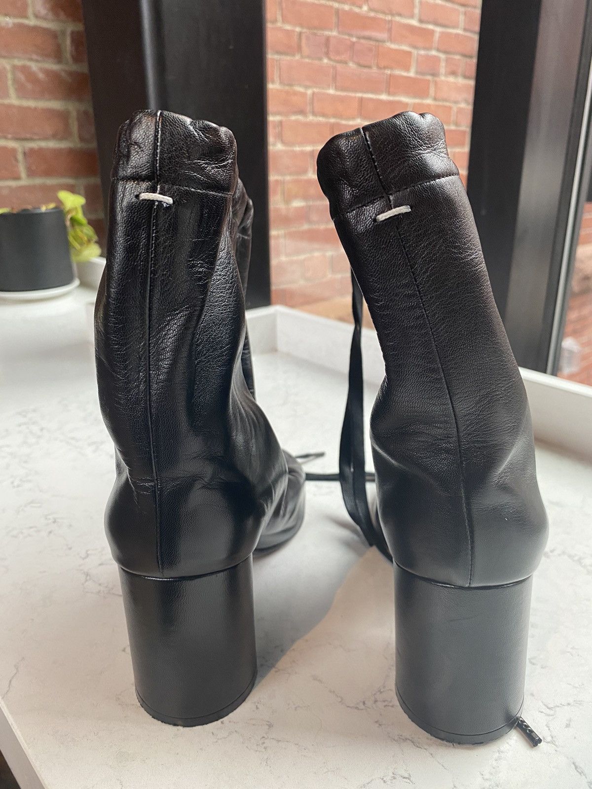 Maison Margiela F/w 17’ Drawstring Tabi Heel Boots Size US 6 / IT 36 - 4 Thumbnail