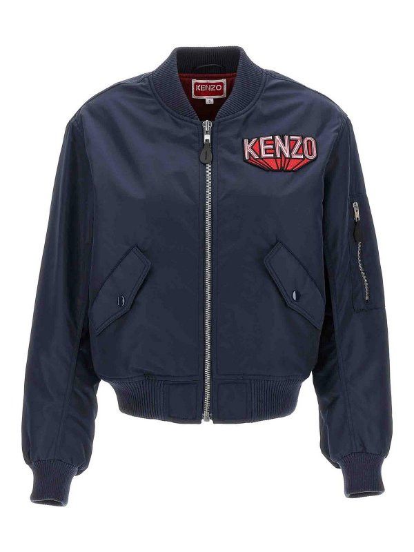 Kenzo o1y1025 Full-Length Jacket in Midnight Blue Size M / US 6-8 / IT 42-44 - 1 Thumbnail