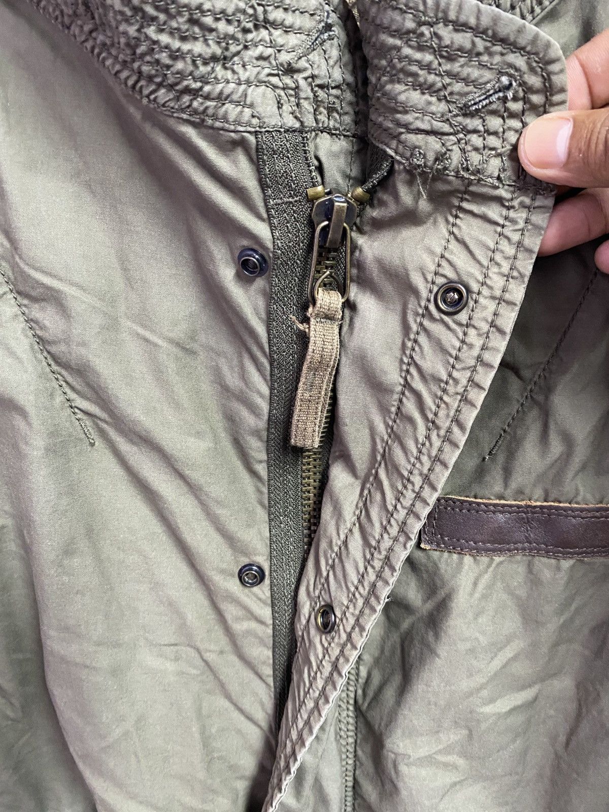 GOA GOA mid-length olive green military-style jacket Size US M / EU 48-50 / 2 - 4 Thumbnail
