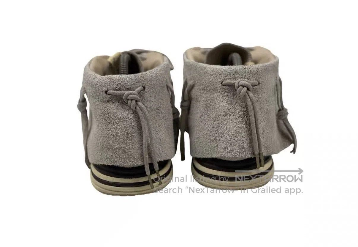 Visvim Gray Suede Lace-Up Moccasin Shoes Size 9. Size US 9 / EU 42 - 3 Thumbnail