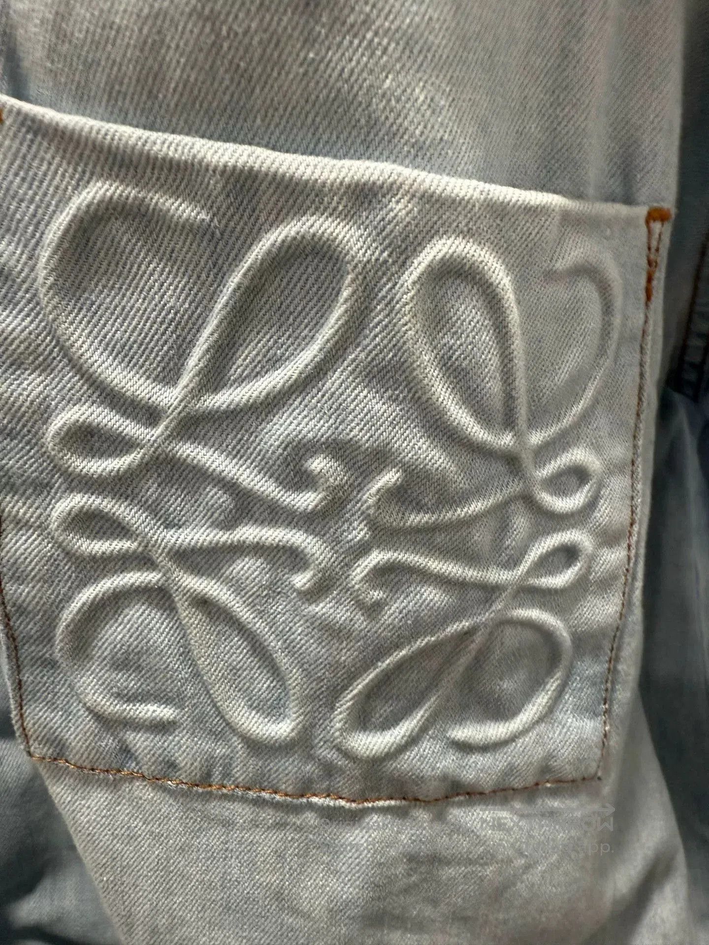 Loewe Loewe Embossed Logo Denim Jacket. Size US XS / EU 42 / 0 - 3 Thumbnail