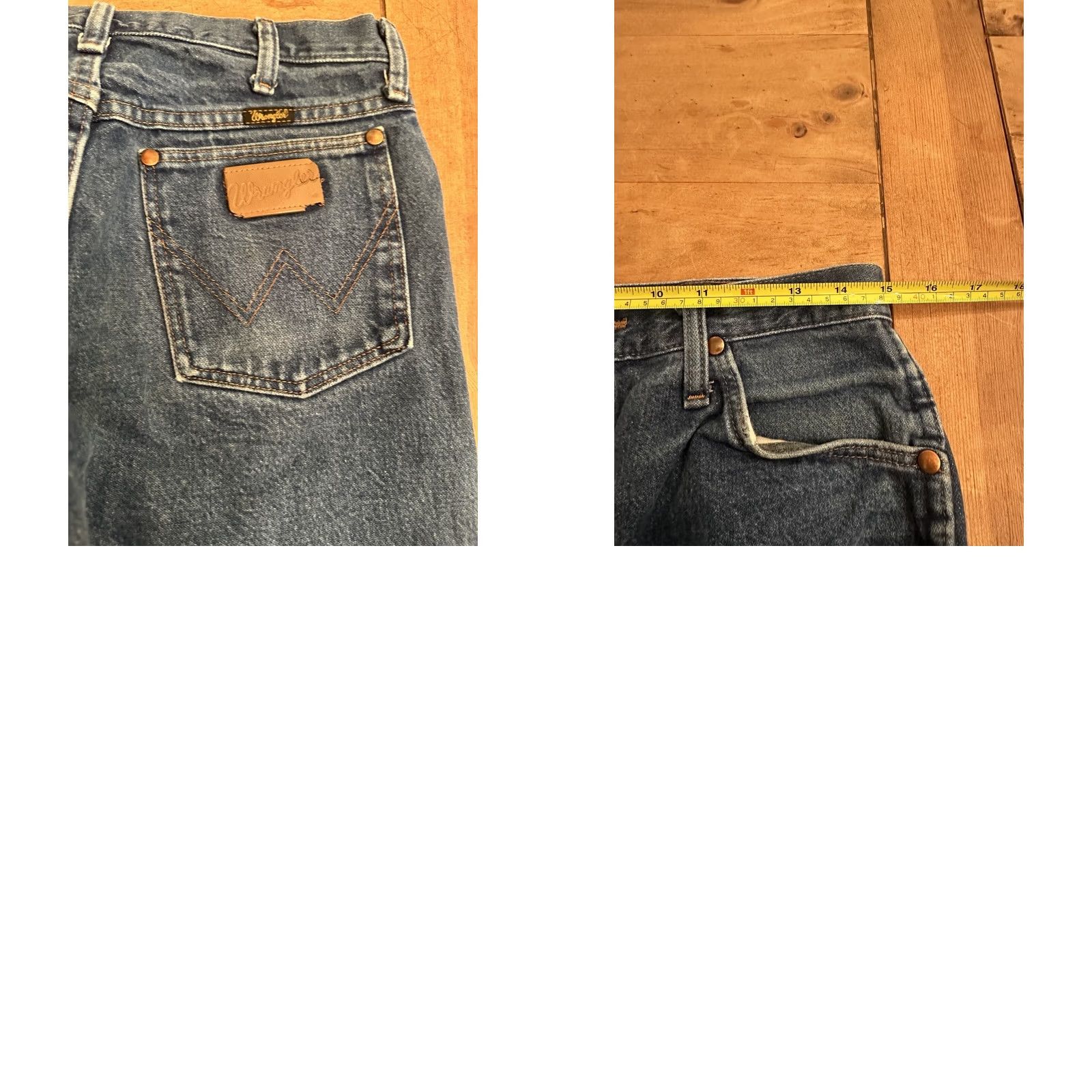 Wrangler Wrangler 13MWZ Jeans Men 32x36 Blue Denim Western Cowboy Cut Riding Work Pants Color Blue Denim Regular Straight Mens 13MWZ USA Cowboy Theme Size US 32 / EU 48 - 8 Thumbnail