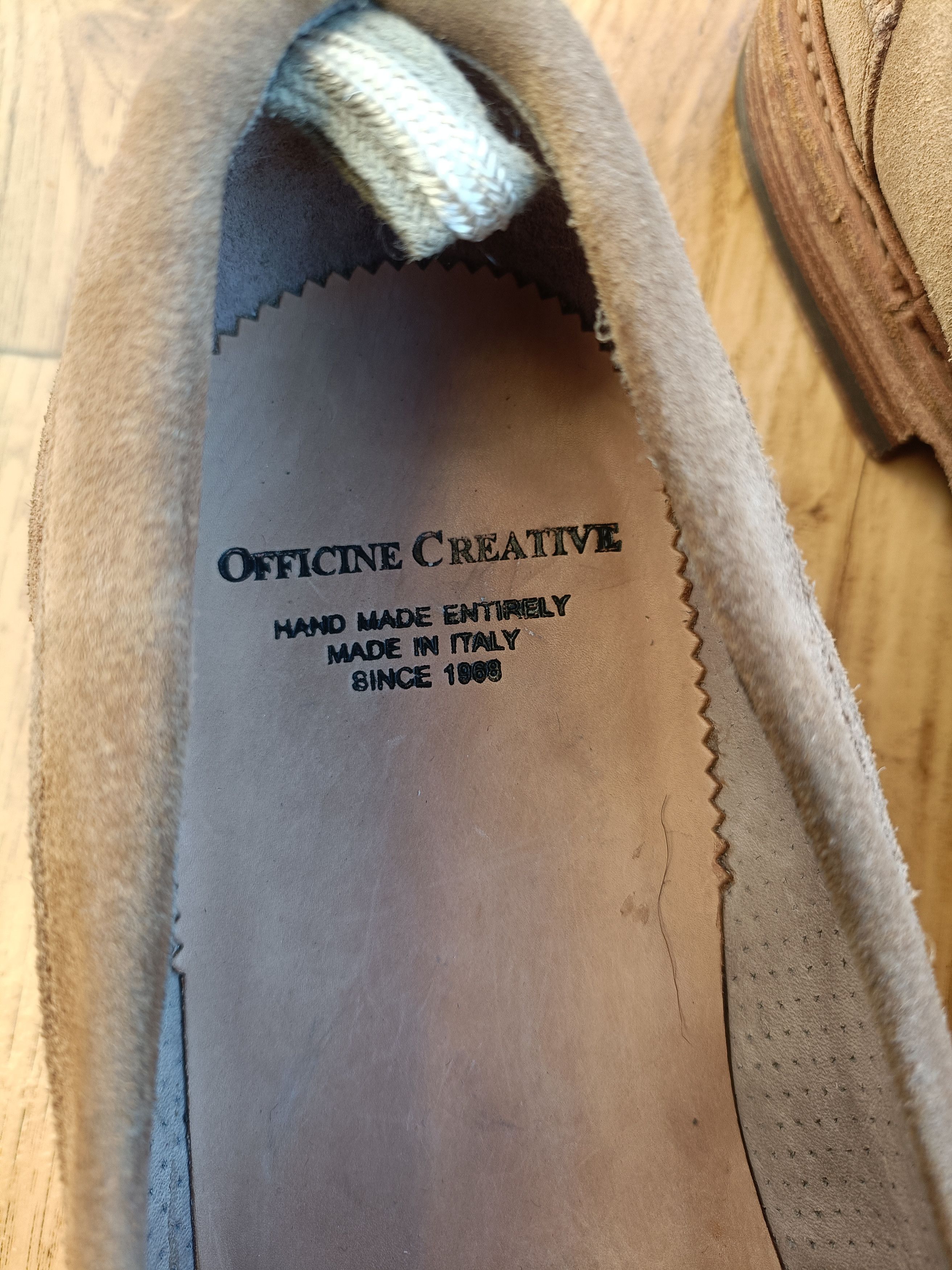 Officine Creative Officine Creative SAX 001 Taupe Suede Loafers Size US 9 / EU 42 - 4 Thumbnail