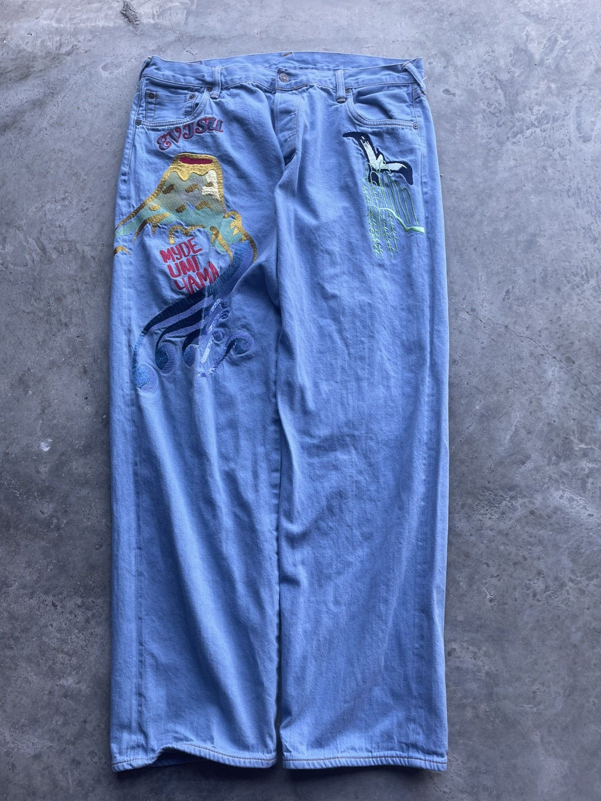Evisu Vintage Evisu Jeans Size 36 Rare Volcano Seagull Japan Size US 36 / EU 52 - 1 Thumbnail