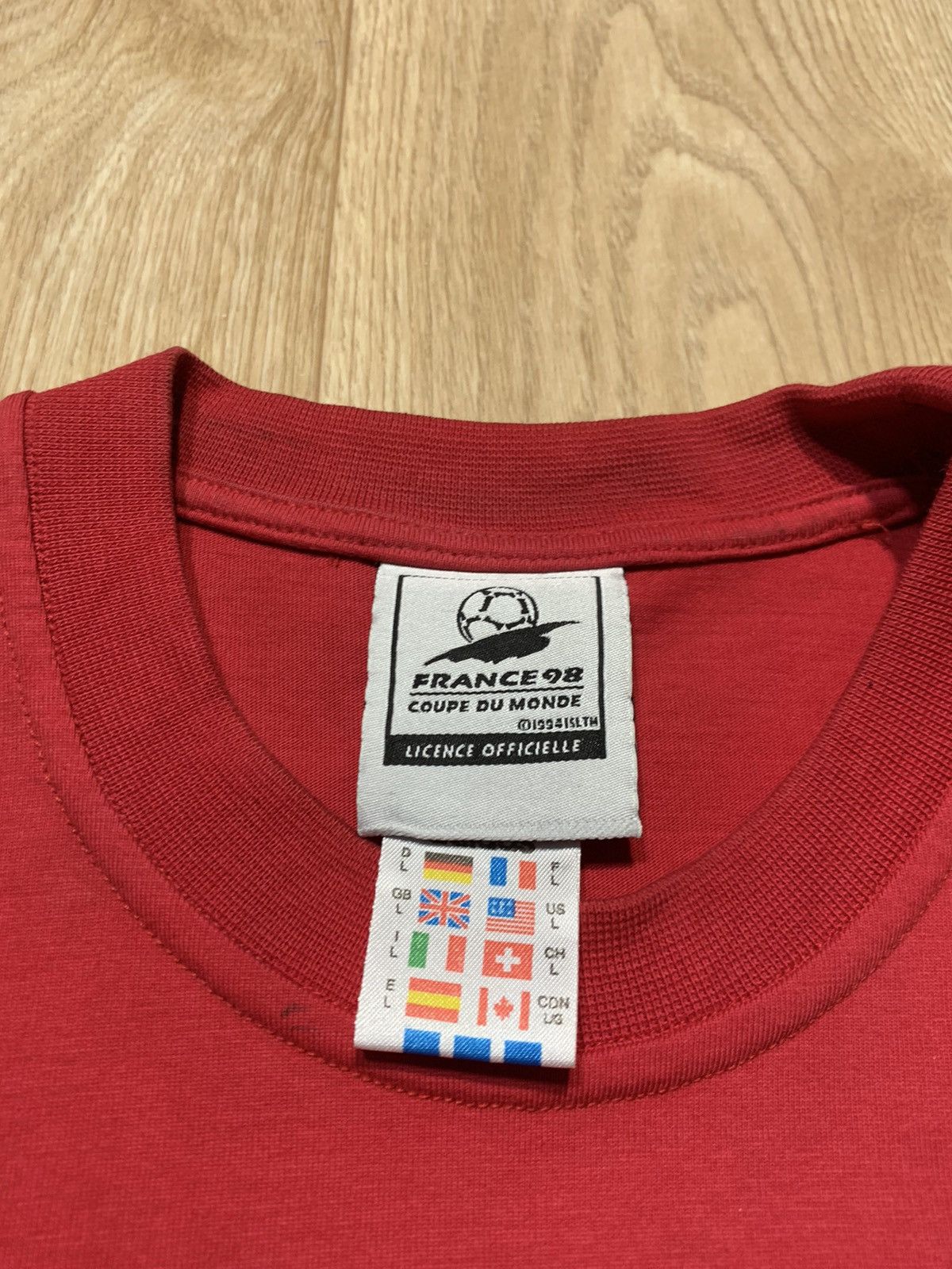 Adidas Vintage Adidas France 98 Coupe Du Monde T-Shirt Size US L / EU 52-54 / 3 - 10 Thumbnail