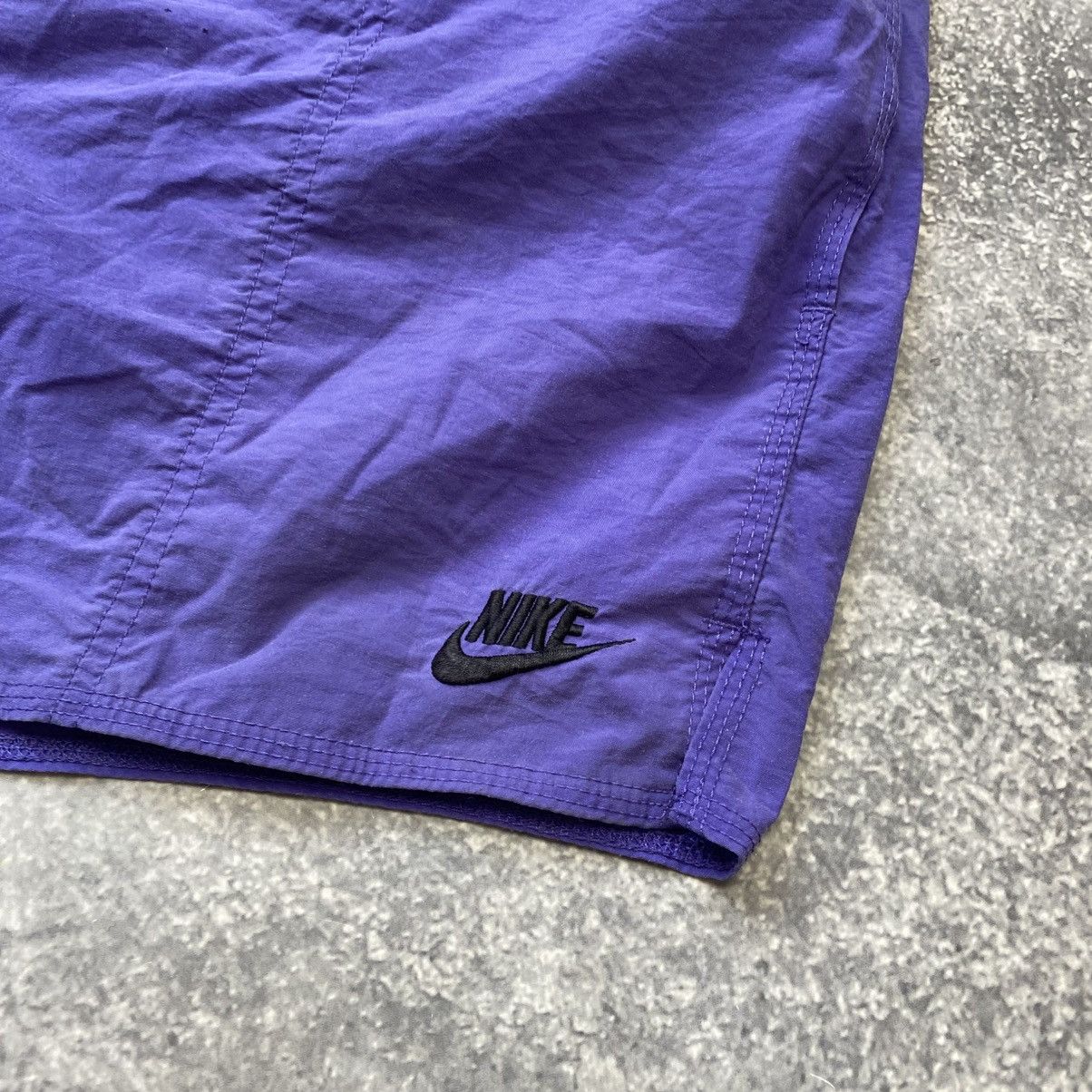 Nike × Vintage Vintage 90’s Nike Small logo Court rare nylon shorts Size US 34 / EU 50 - 3 Thumbnail