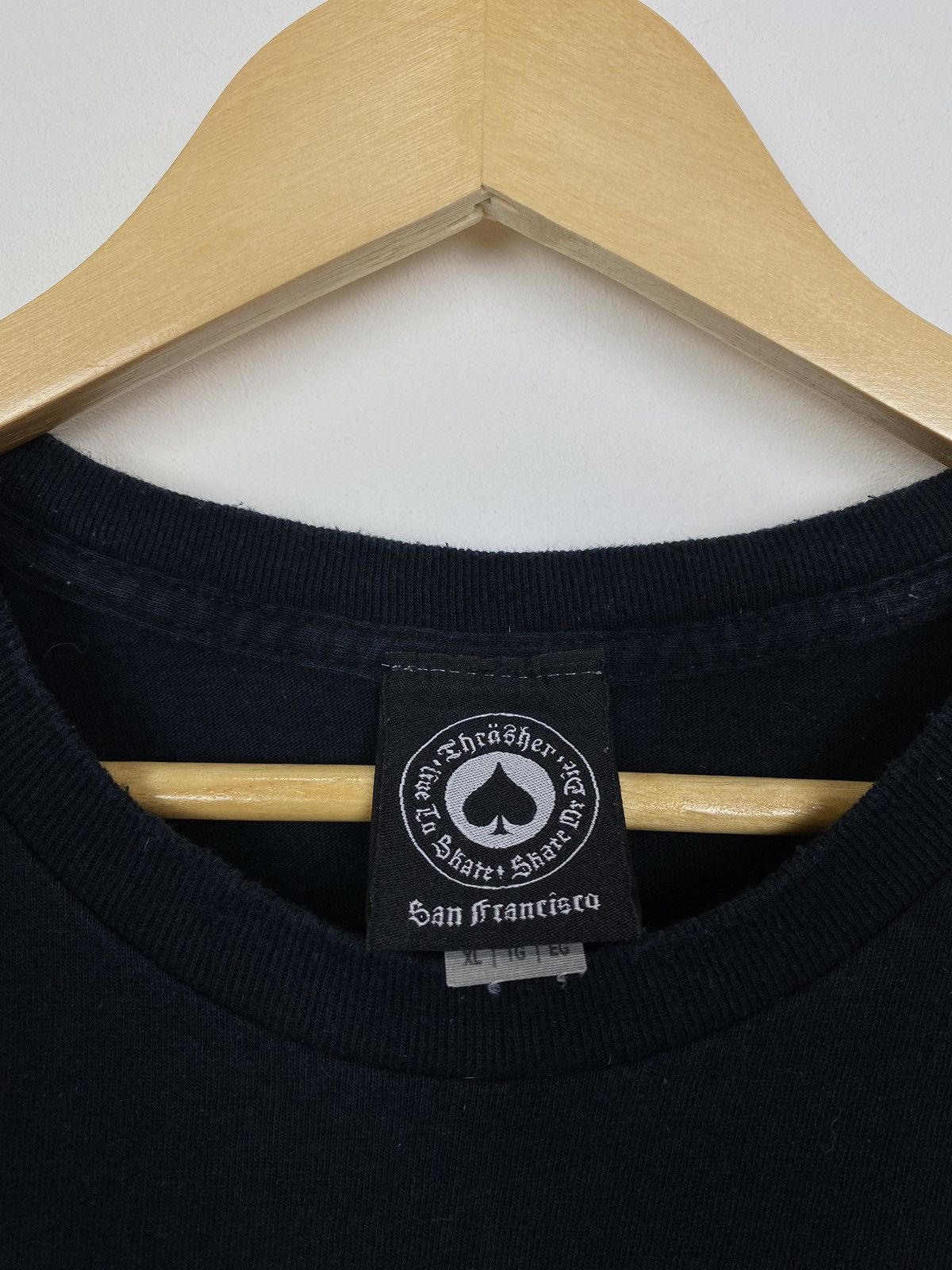 Thrasher Thrasher Graphic T-shirt Black Short Sleeve skategang Size US XL / EU 56 / 4 - 4 Thumbnail