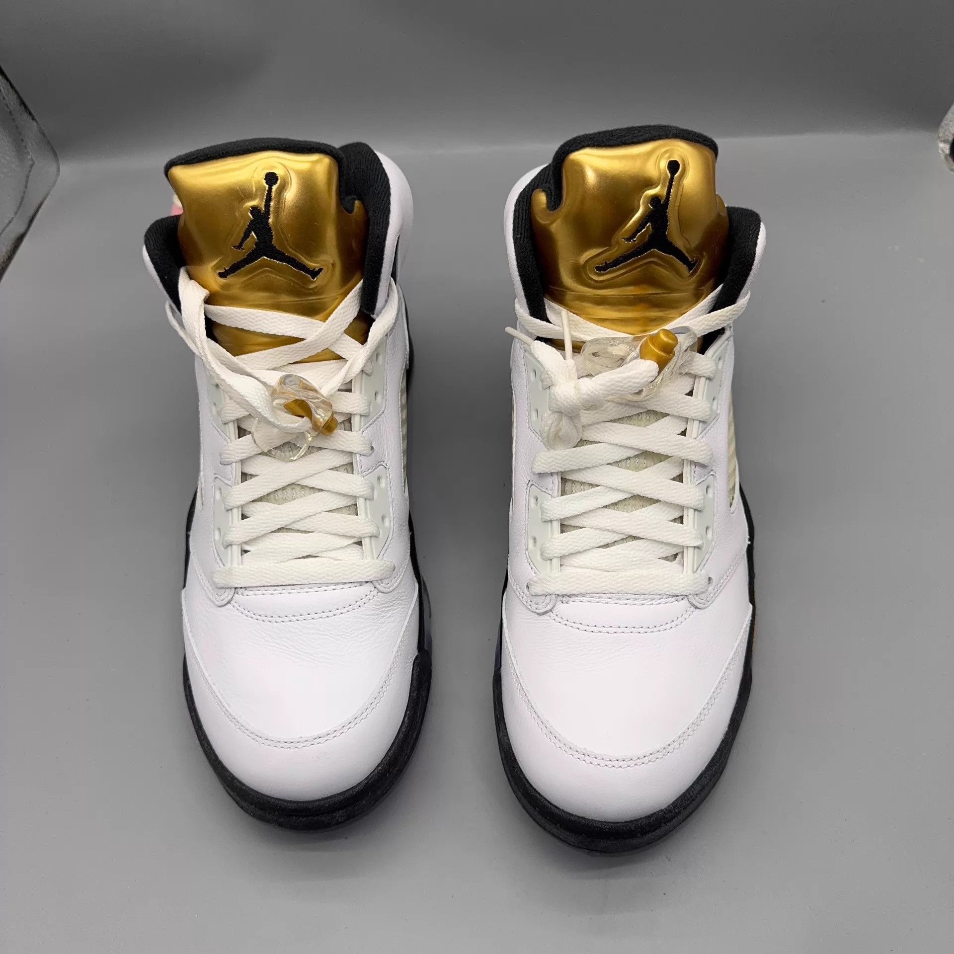 Nike Jordan AJ5 Gold/Platinum/Black Obsidian 44 Size US 10 / EU 43 - 2 Thumbnail