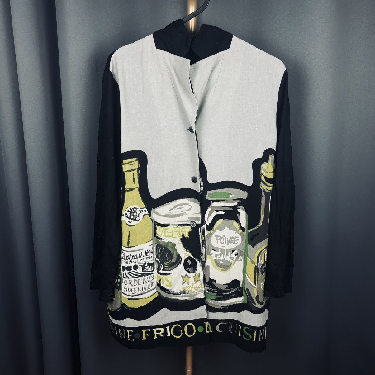 Japanese Brand Vintage Long Sleeve Blouse With Printed Design Size L / US 10 / IT 46 - 1 Thumbnail