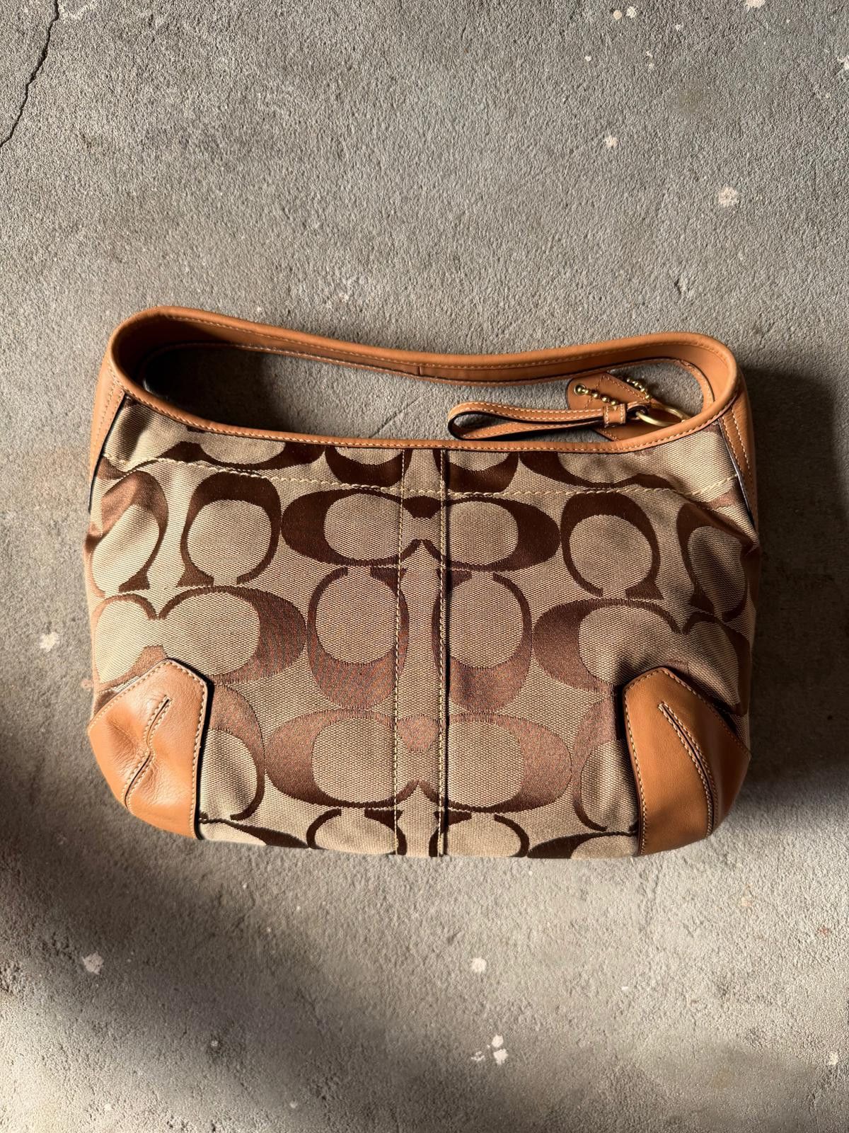 Coach Coach Signature Ergo Shoulder Bag Beige/Brown Size ONE SIZE - 5 Thumbnail