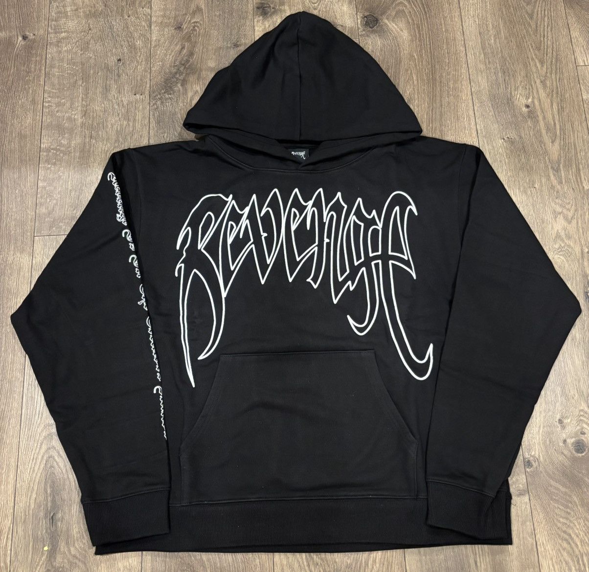 REVENGE XXXTentacion Kill Outline フーディー 2色 Buy Revenge x XXXTentacion Kill Outline Hoodie 'Black/White