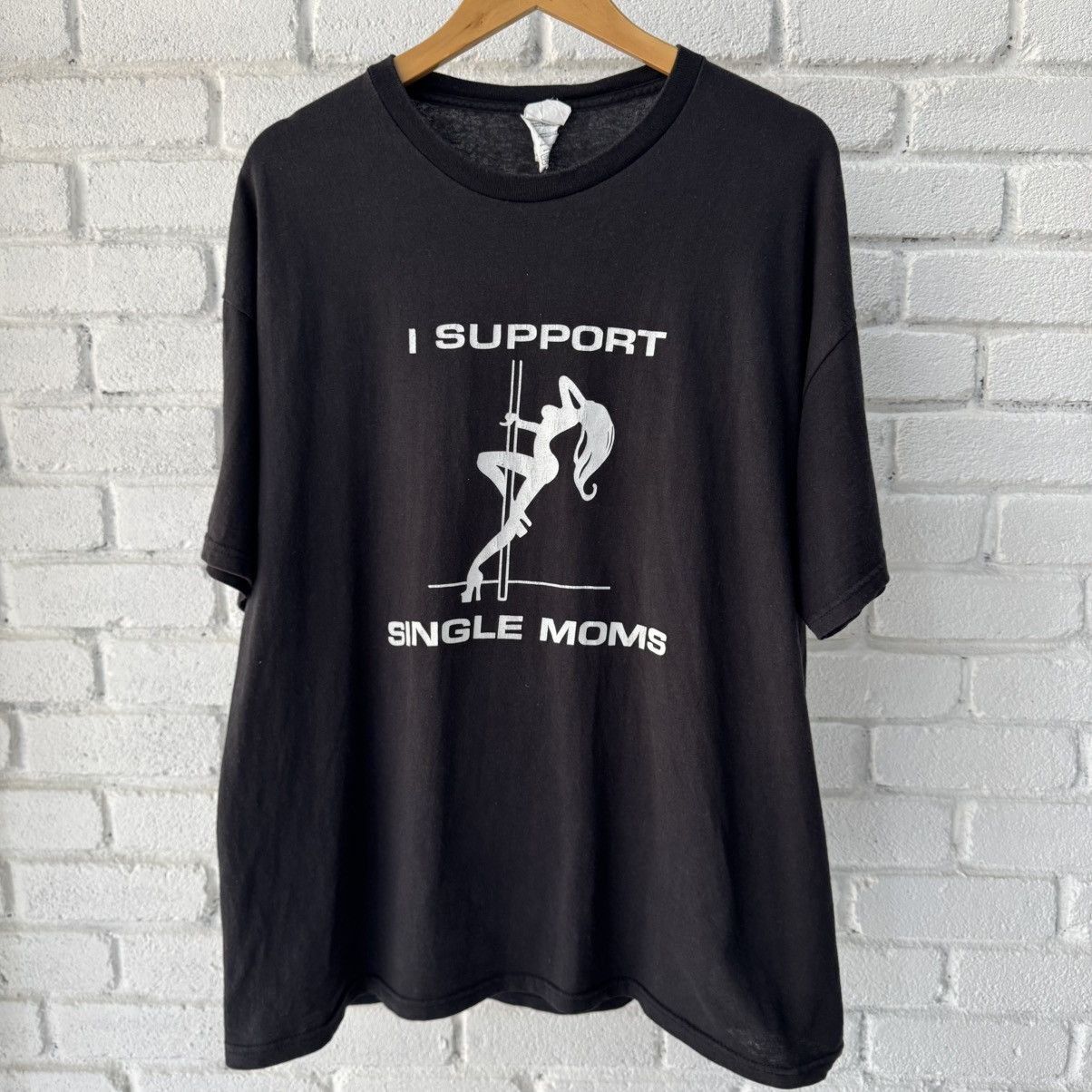 Vintage I Support Single Moms Tee Size US XL / EU 56 / 4 - 1 Thumbnail